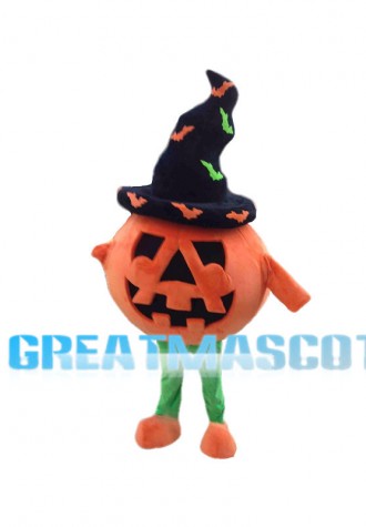 Happy Halloween Pumpkin Mascot Costume 
