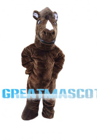 Angry Steed Horse Animal Mascot Costume 