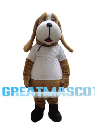 Cute Hound Dog Mascot Costume 
