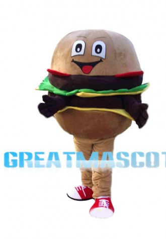 Huge Cartoon Cheeseburger Mascot Costume 