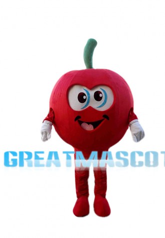 Huge Cartoon Red Apple Mascot Costume 