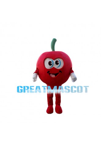 Huge Cartoon Red Apple Mascot Costume 