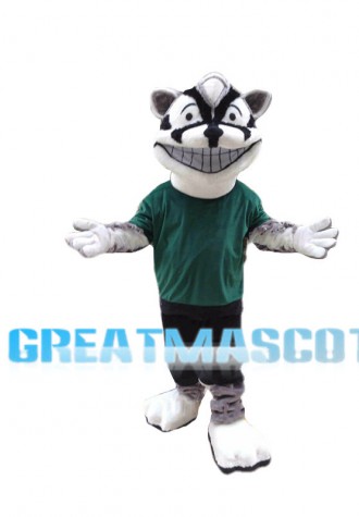 Smiling Hyena Dog Mascot Costume