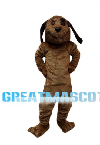 Lovely Golden Dog Animal Mascot Costume 