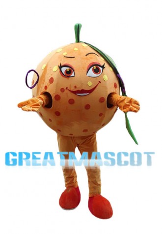 Sexy Cartoon Orange Mascot Costume 