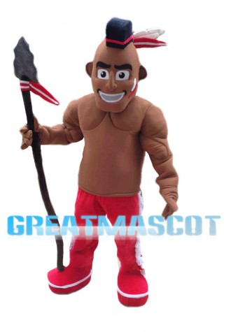 Native American Warrior Mascot Costume