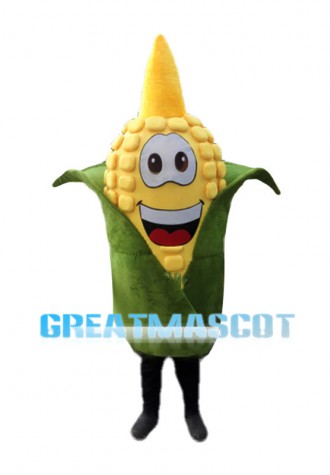 Happy Cartoon Corn Mascot Costume