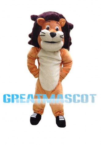 Power Cartoon Lion Mascot Costume 