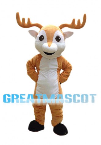 Lovely Cartoon Deer Mascot Costume 
