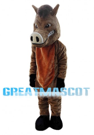 Fierce Wild Boar Mascot Costume 