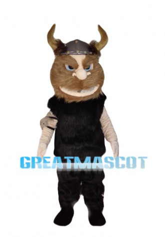 Fierce Viking Man Mascot Costume