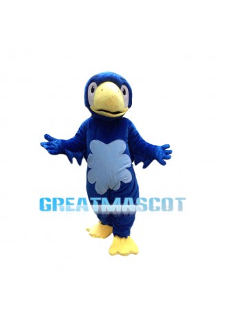 Lucky Blue Bird Mascot Costume 