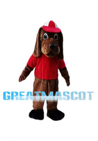 Field Beagle Dog School Mascot Costume 