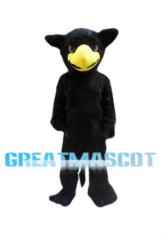 Mythical Hawk Monster Griffin Black Mascot Costume