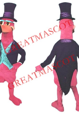 Handsome Flamingo Mascot Costume
