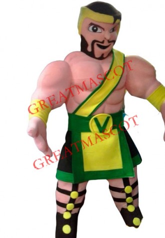 Top Quality Gladiator Mascot Costume