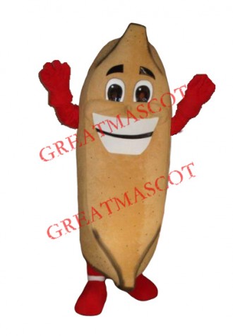 Happy Banana Mascot Costume Free Shipping