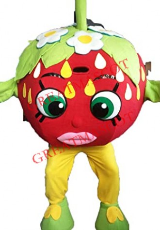 Funny Strawberry Mascot Costume