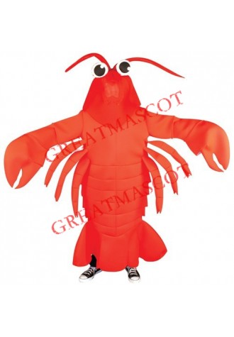 Lobster Waver Adult Mascot Costume
