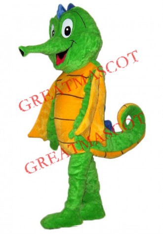 Happy Lightweight Seahorse Mascot Costume