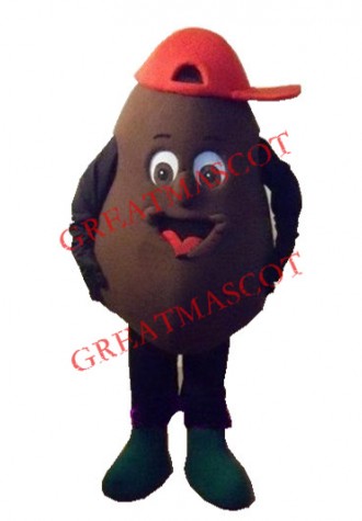 High Quality Coffee Bean Mascot Costume