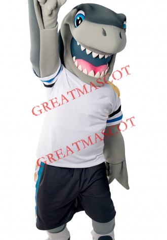 College Sport Shark Mascot Costume