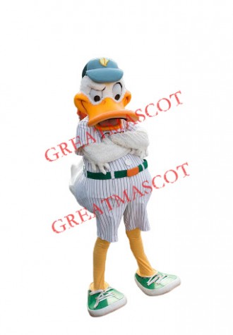 Sport White Duck Mascot Costume