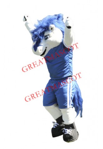 College Sport Horse Mascot Costume Free Shipping