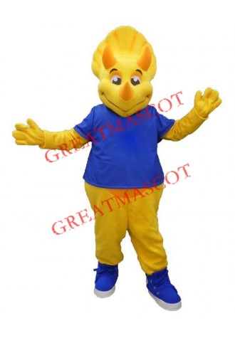 Best Quality Triceratops Mascot Costume