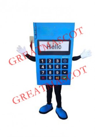 Calculator Mascot Costume