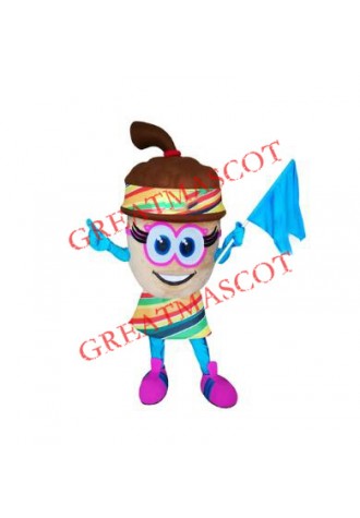 Beautiful Acorn Mascot Costume