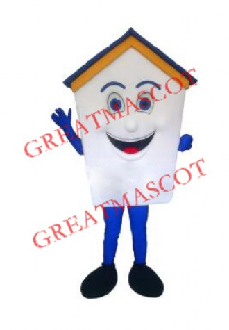 Happy House Mascot Costume