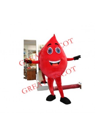 Cheap Blood Drop Mascot Costume