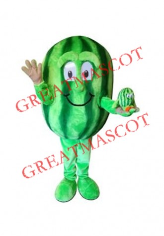Happy Watermelon Mascot Costume