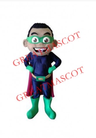 High Quality Super Boy Mascot Costume