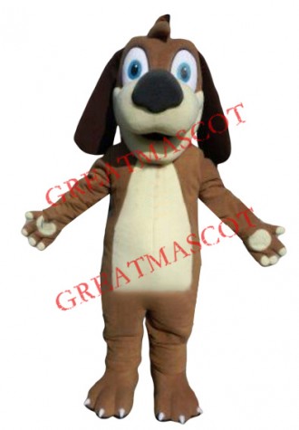 Brown Puppy Dog Mascot Costume