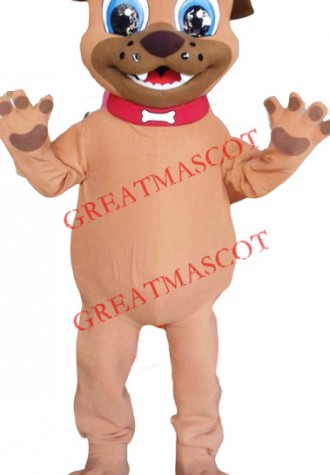 Cheap Brown Puppy Dog Mascot Costume