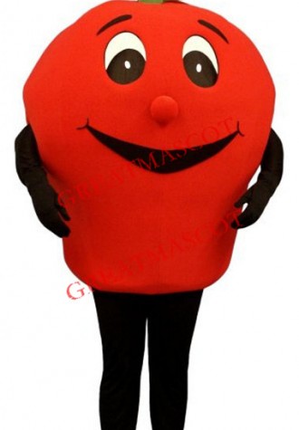 Cute Red Apple Mascot Costume
