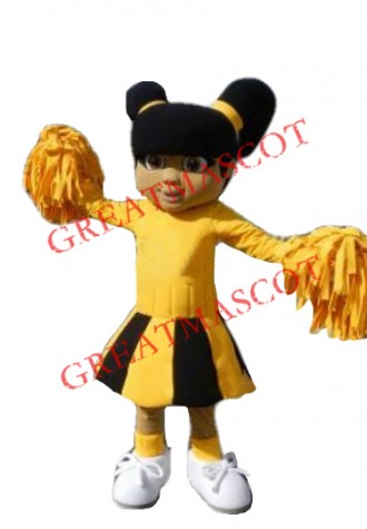 School Cheerleader Mascot Costume