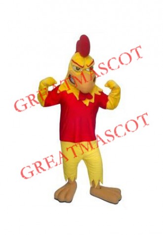 Fierce Chicken Mascot Costume