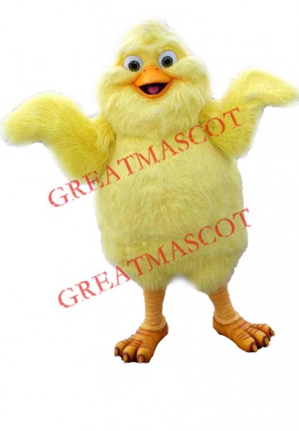 Super Cute Yellow Chicken Baby Mascot Costume