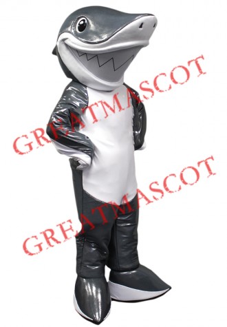 Friendly Shark Mascot Costume Free Shipping