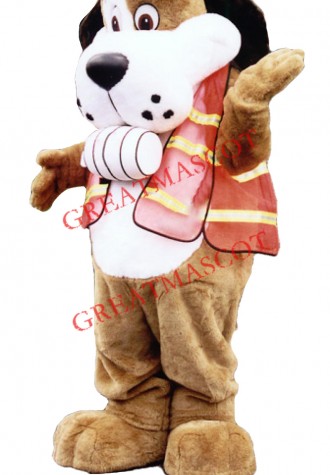 Fred Cross Dog Mascot Costume