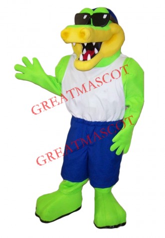 Cool Gator Mascot Costume
