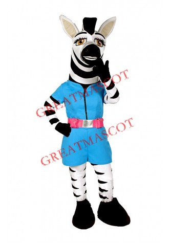 Beautiful Zebra Mascot Costume