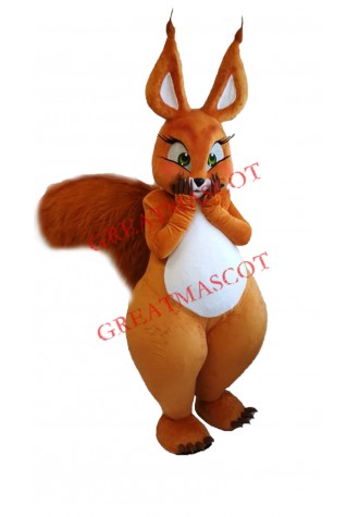 Lovely Squirrel Mascot Costume