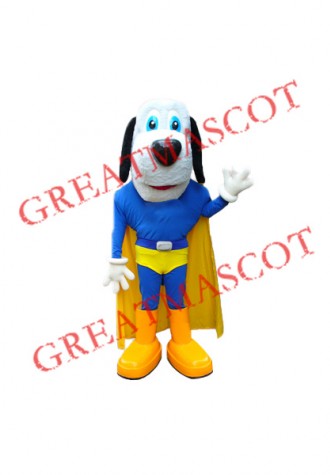 Super Power Dog Mascot Costume