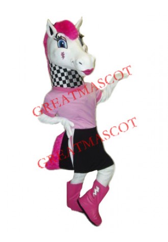 Beautiful Female Zebra Mascot Costume