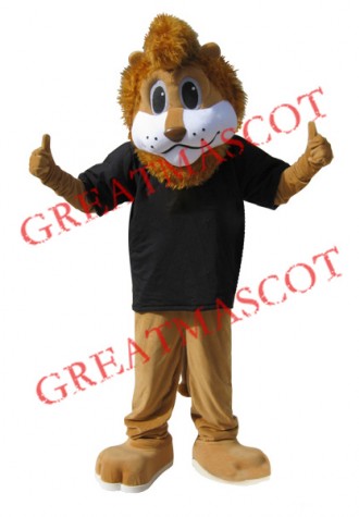 Sporty Lion Mascot Costume
