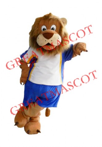 Sport School Lion Mascot Costume